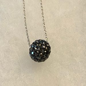Swarovski black necklace
